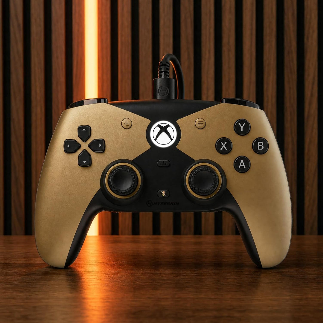 Hyperkin Competitor Wired Controller für Xbox Series X|S, Xbox One, PC – Offiziell lizenziert für Xb