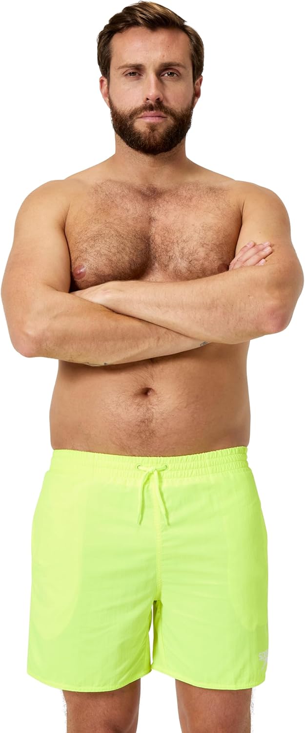 Speedo Herren Printed Leisure 16" Wassershort S Hyper Yellow, S Hyper Yellow