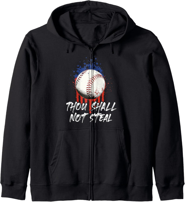 Du sollst nicht stehlen - Baseball Softball American Kapuzenjacke