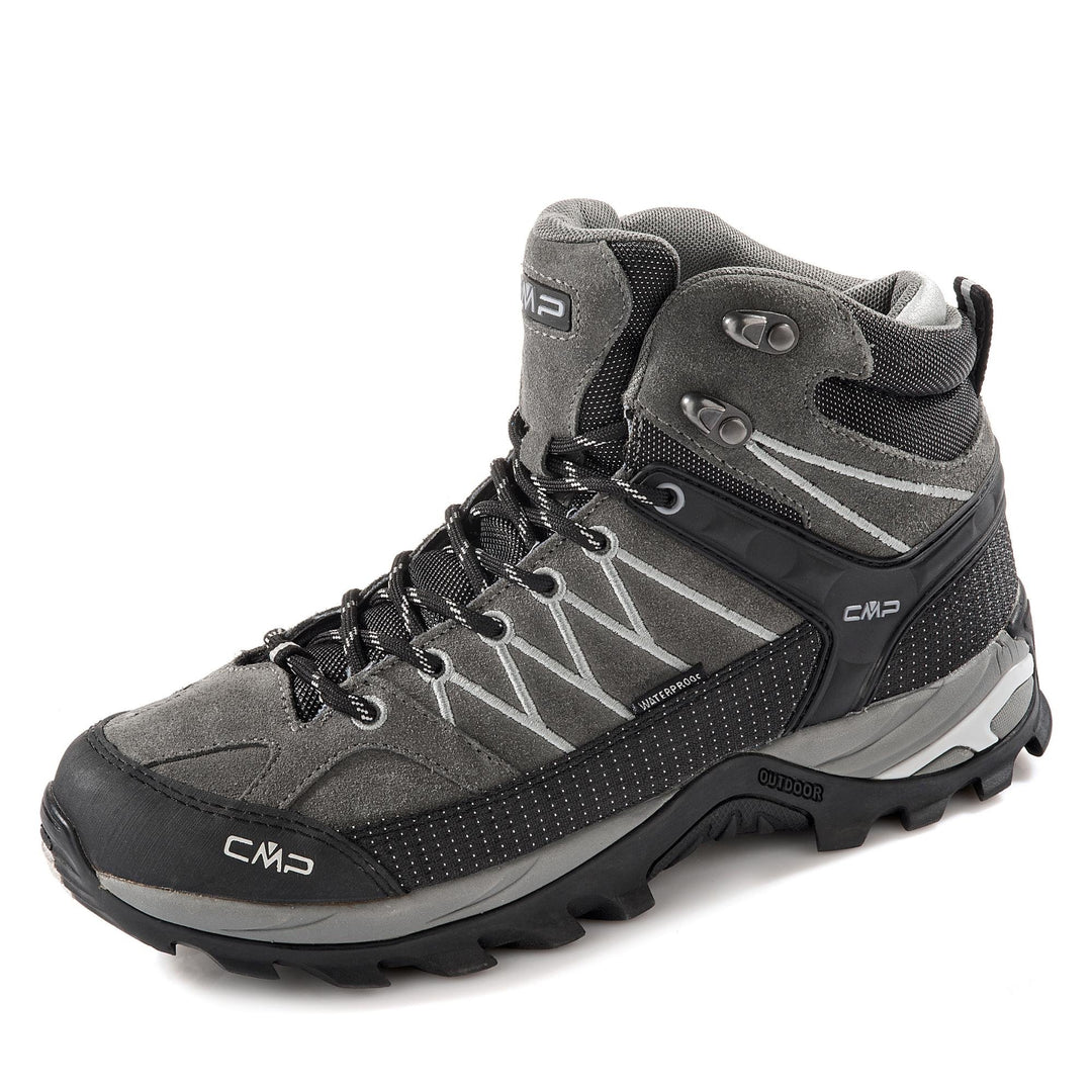 CMP Herren Rigel Mid Shoe Wp Trekking-& Wanderstiefel 45 EU Grau, 47 EU