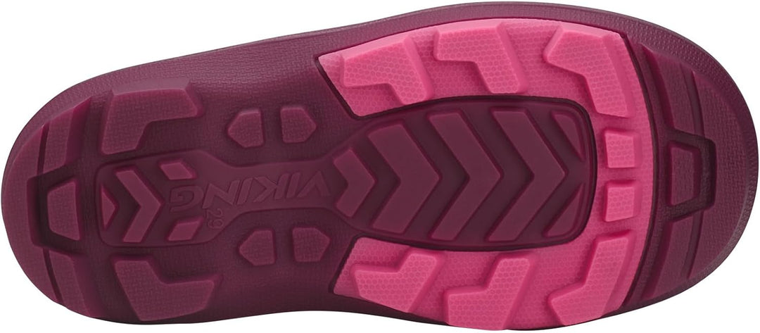 Viking Unisex Kinder Extreme Warm Schneestiefel 37 EU Dark Pink Magenta, 37 EU Dark Pink Magenta