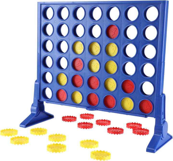 Hasbro Gaming 4 gewinnt Strategiespiel, Brettspiel für 2 Spieler, Unendlicher Spielspass mit Freunde
