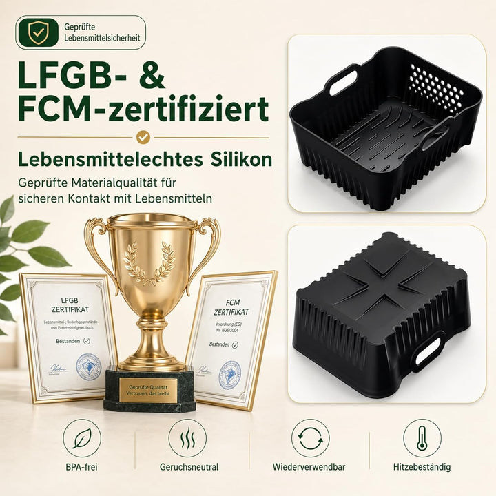 Ninja Heissluftfritteuse Zubehör für Ninja Double Stack XL 9.5L Air Fryer SL400EU SL400EUCP, 2 Stück