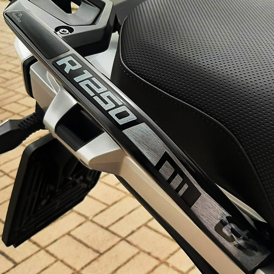 Resin Bike Aufkleber für Motorrad Kompatibel mit BMW R 1250 GS Triple Black 2021. Griffschutz für de