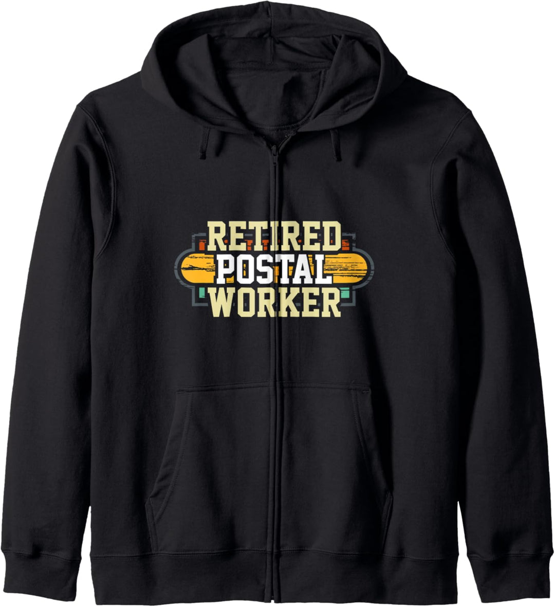 Retirement Party Outfit Mail Carrier Retired Postal Worker Kapuzenjacke