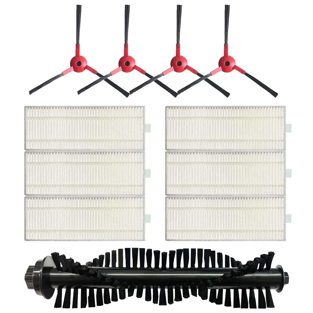 GYing Hauptbürste Seitenbürste HEPA-Filter für AIRROBO P10 Staubsauger Zubehör Set Ersatzteil