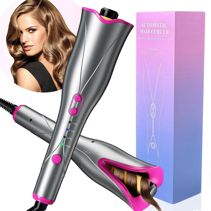 Lockenstab Automatischer, Lockenwickler Anionen-Schutz Auto Haar Curler Keramik Curl Wand Lockenstab