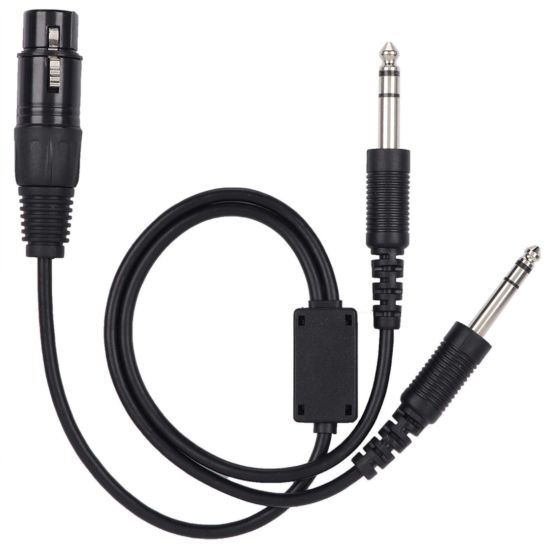 Sharainn Headset Adapter, Tragbares Aviation Kopfhörer Adapterkabel Luftfahrt-Kopfhörerkabel für Air