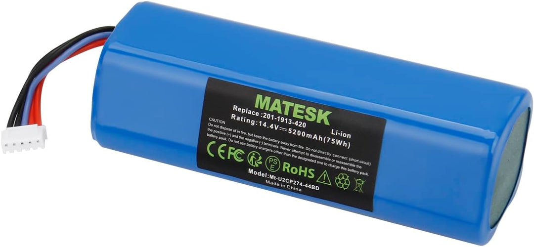 14,4 V 5200 mAh S10-LI-144-5200 Vacuum Cleaner Akku für Ecovacs Deebot T8 T8+ T9 T9+ für Deebot Ozmo