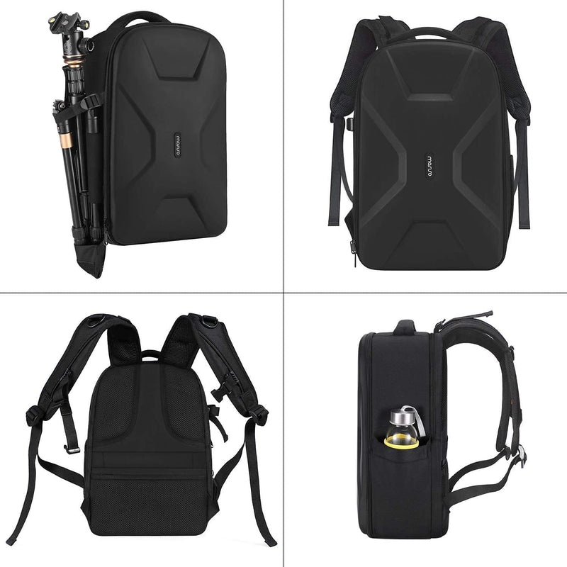 MOSISO Kamera Rucksack, DSLR/SLR/Spiegellose Fotografie Kameratasche 15-16 Zoll Wasserdichte Hartsch