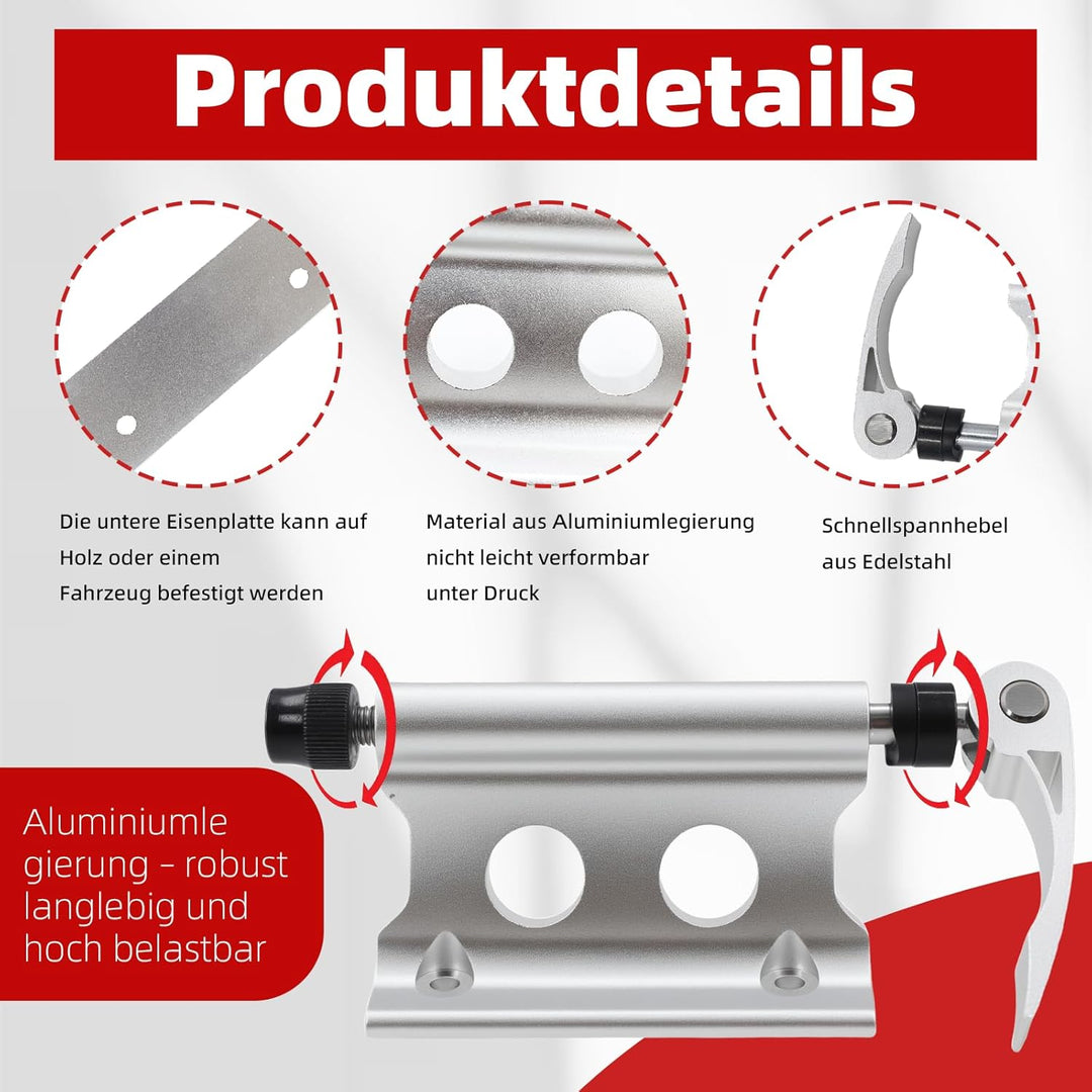 2 Stück Fahrradgabelhalterung, Aluminiumlegierung,Vorderradhalter,passend für Giant, Trek, Cube, Spe