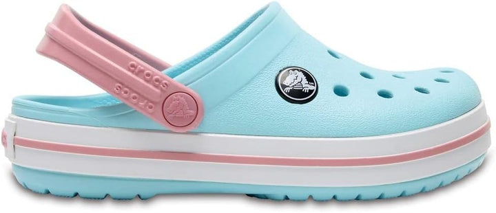 Crocs Unisex Kinder Crocband Clog KidsClogs 27/28 EU Ice Blue White, 27/28 EU Ice Blue White