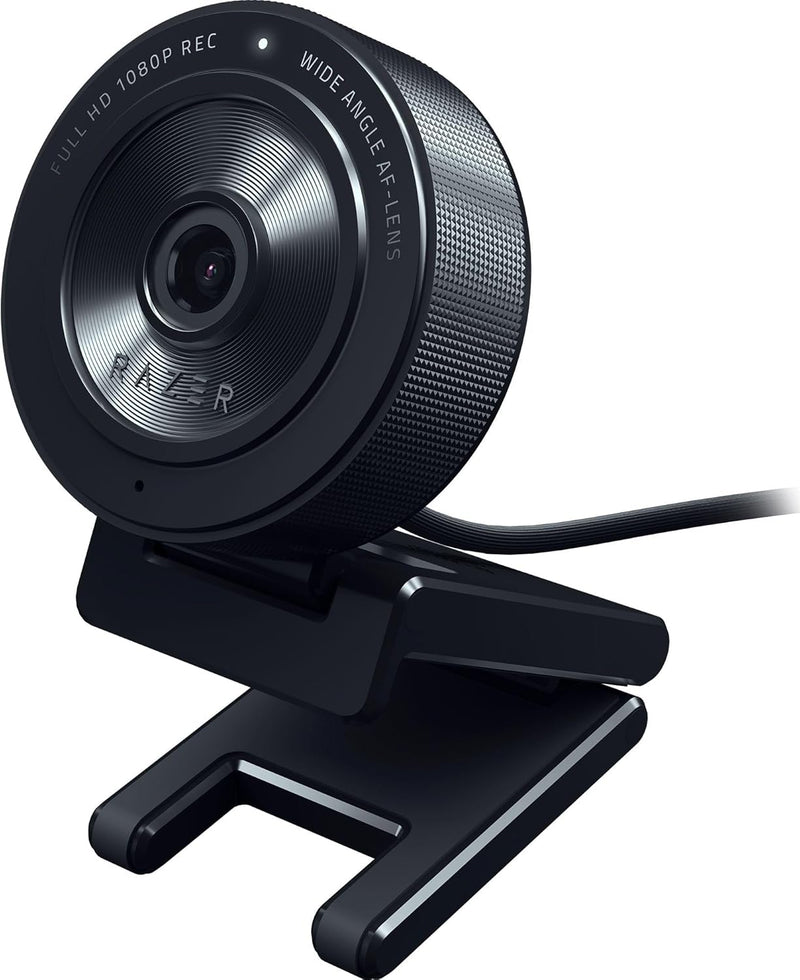 Razer Kiyo X - USB-Webcam für Streaming in Full-HD (1080p 30 FPS oder 720p 60 FPS, Autofokus, Plug +