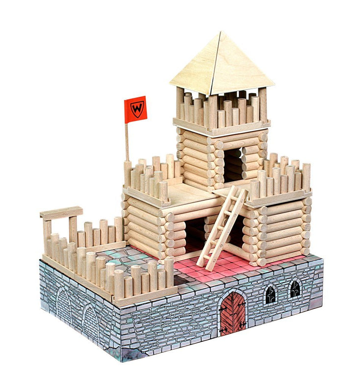 Walachia 8594036430228 Vario Fort Holzbausteine Holz Baukasten Modellbau Set 194 Teile