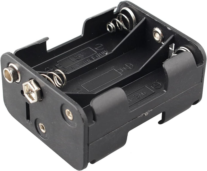5 Stück 6 x 1,5 V AA Batteriehalter Etui 9V 6 Steckplätze Kunststoff Batterie Aufbewahrungsbox Doppe