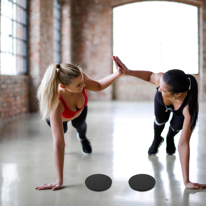 Vorcool 2 Stück Kniematten, dicke Yoga Kissen, rund für Hände, Handgelenk, Knie, Ellenbogen, Schulte