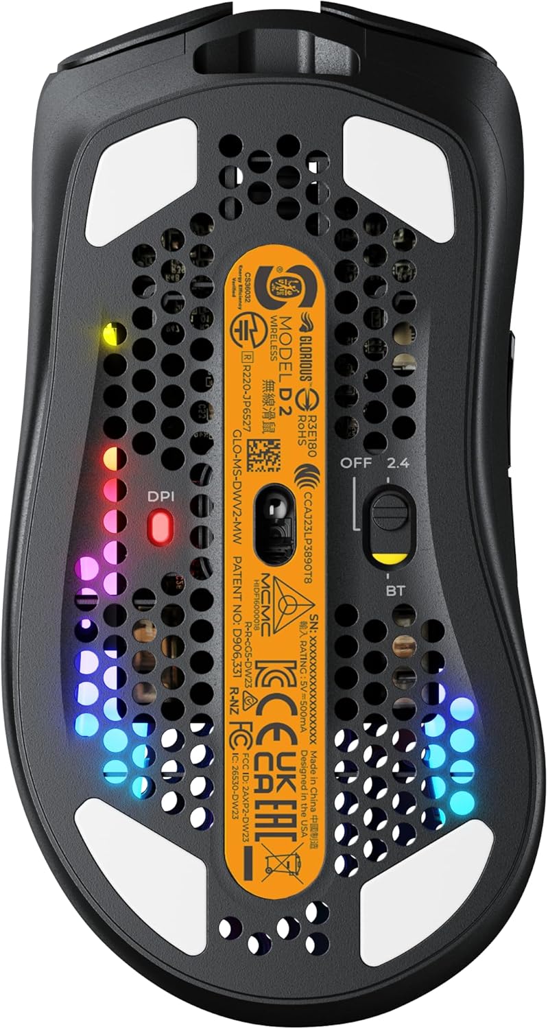 GLORIOUS Gaming Model D 2 Wireless Gaming Mouse - superleicht 66g, bis zu 210h Batterie, 26K Opt. Se
