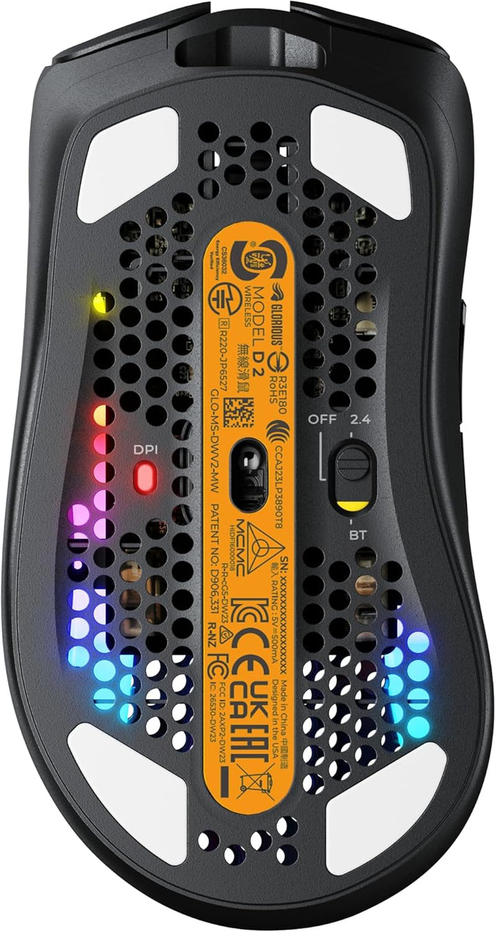 GLORIOUS Gaming Model D 2 Wireless Gaming Mouse - superleicht 66g, bis zu 210h Batterie, 26K Opt. Se