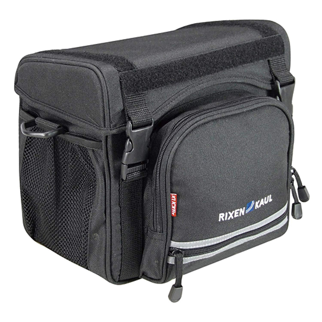 KLICKfix Unisex – Erwachsene klick Fix Allrounder Lenkertasche, Schwarz, one Size Single, Single