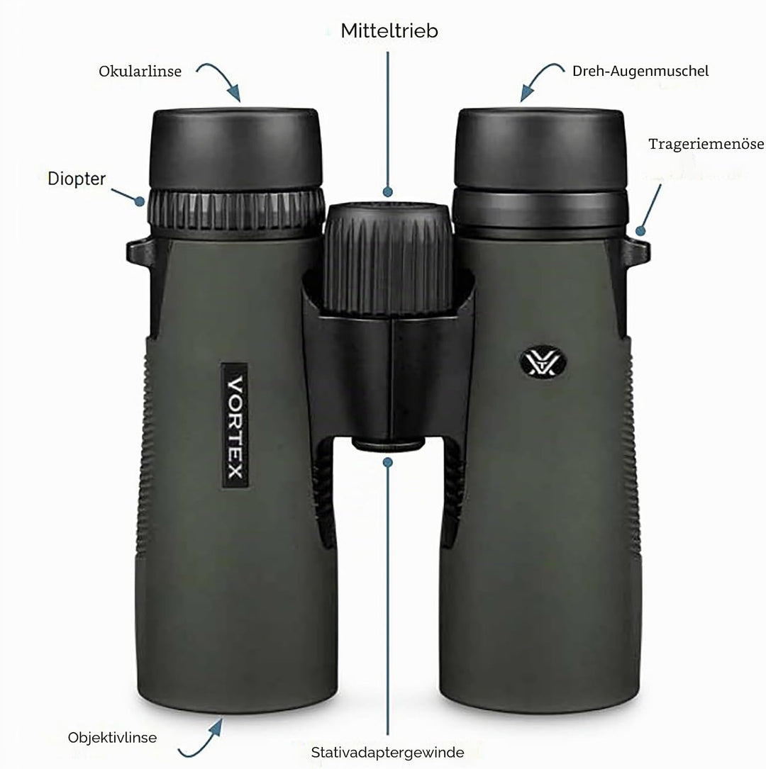 Vortex Optics Diamondback HD 12x50 New, DB-217,