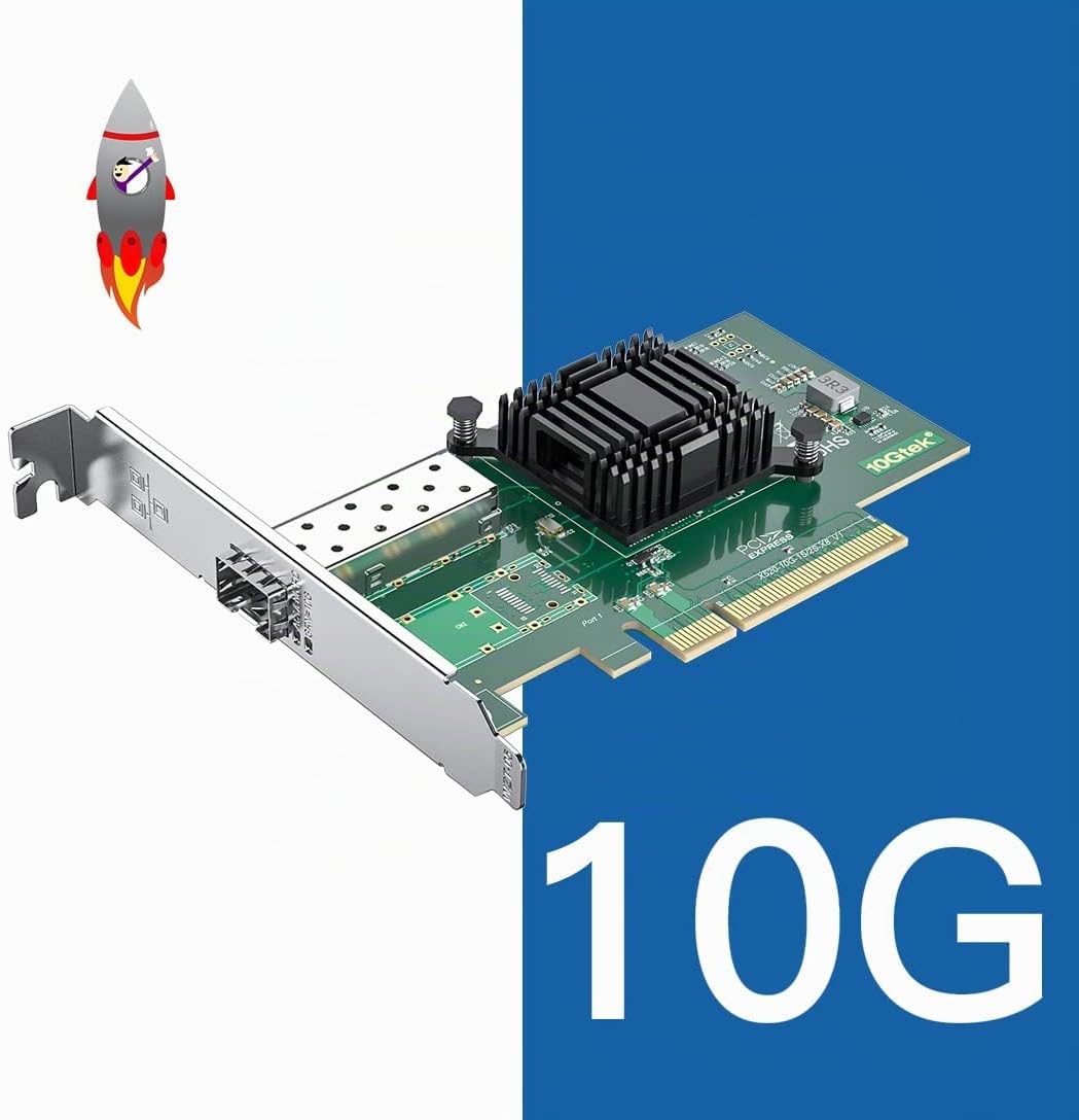 10Gb SFP+ PCI-E Netzwerkkarte NIC, Compare to Intel X520-DA1, with Intel 82599EN Chip, Single SFP+ P