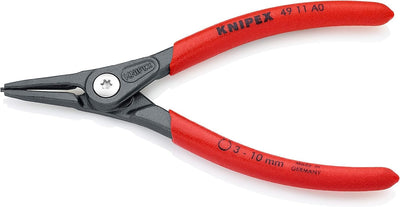 Knipex Präzisions-Sicherungsringzange für Aussenringe auf Wellen grau atramentiert, mit rutschhemmen