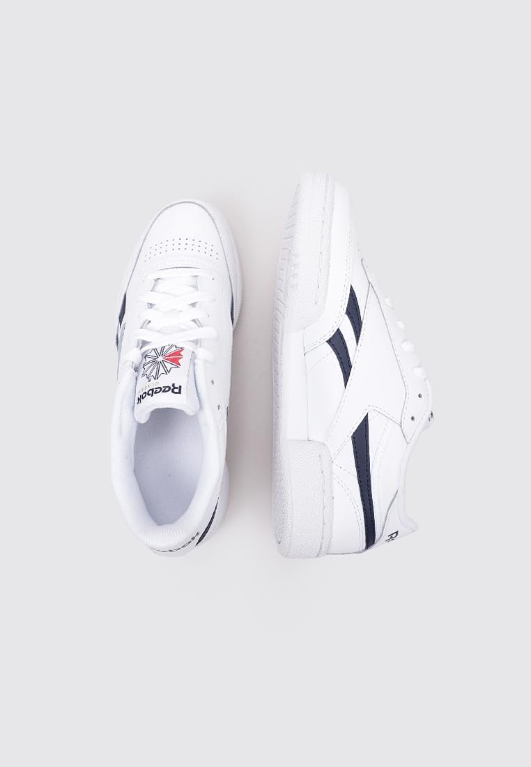 Reebok Unisex Club C Revenge Sneaker 34 EU Ftwwht Vecnav Ftwwht, 34 EU Ftwwht Vecnav Ftwwht