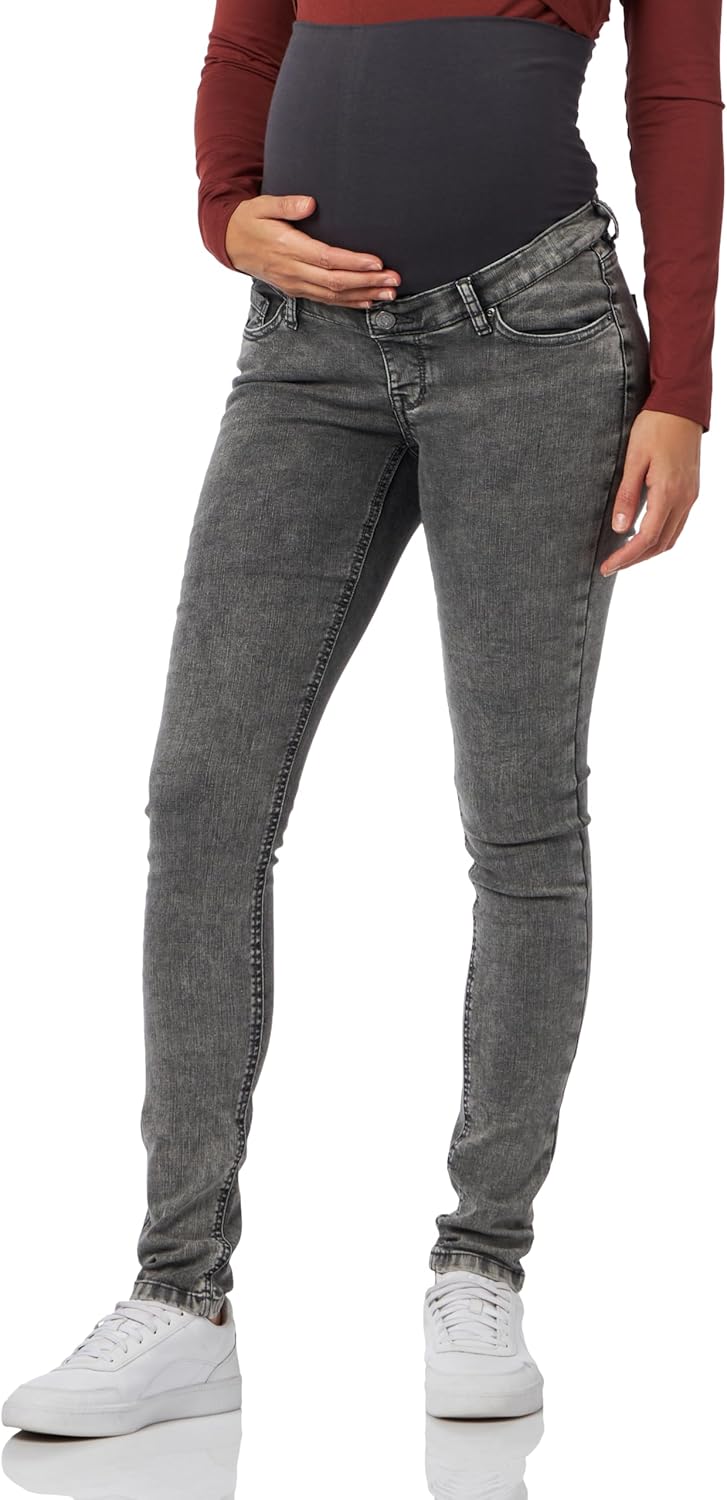 Noppies Damen Avi Skinny Fit OTB Jeans 26 Grey Denim - P328, 26 Grey Denim - P328