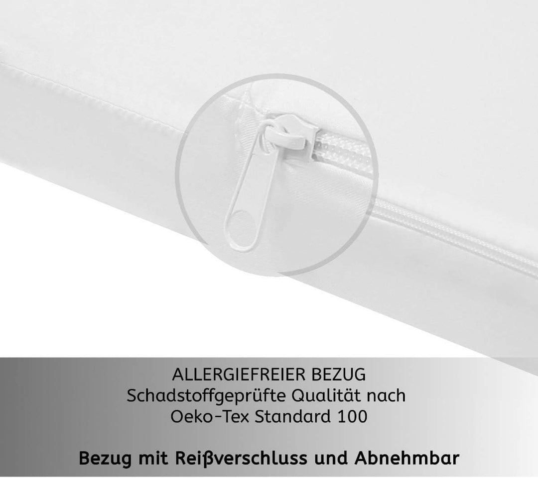 Laufgittereinlage 100x100 | Laufgittermatratze | Babymatratze Laufstall | Made in Germany |100 | Bez