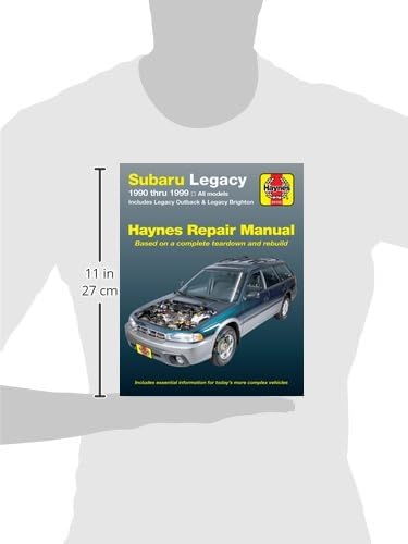 Subaru Legacy 1990 thru 1999: Includes Legacy Outback & Legacy Brighton (Hayne's Automotive Repair M