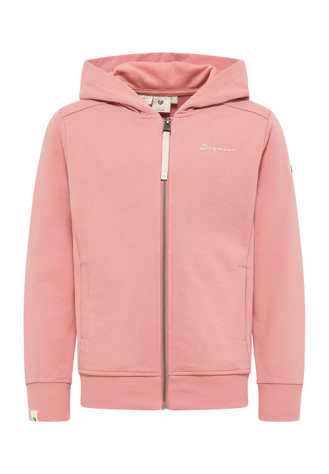 Ragwear Mädchen Sweatjacke oder Hose THEA ZIP ORGANIC Sweatshirt mit Kapuze und Reissverschluss Über