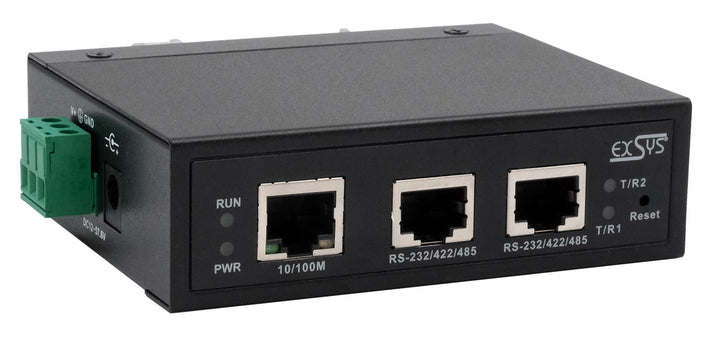 EX-61002 Ethernet zu 2 x Seriell RS-232/422/485