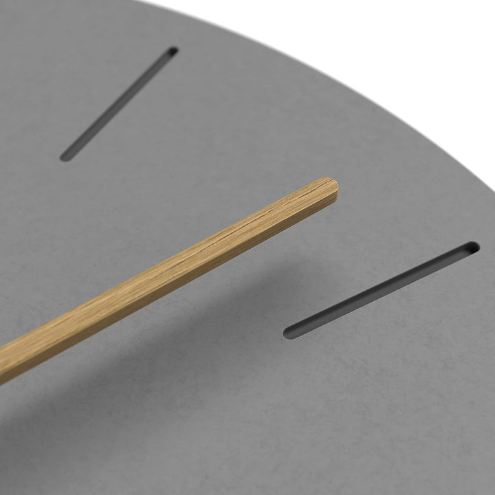 Cander Berlin MNU 2630 H Wanduhr MDF lautlos ohne Tickgeräusche 30 cm analog Wohnzimmer modern Vinta