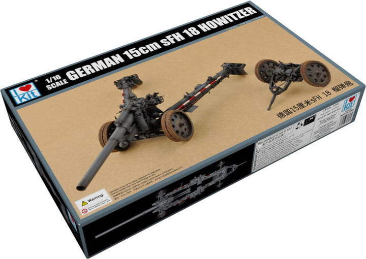 I Love Kit 61603 - German 15Cm Sfh 18 Howitzer - massstab 1/16 - Modellbausatz
