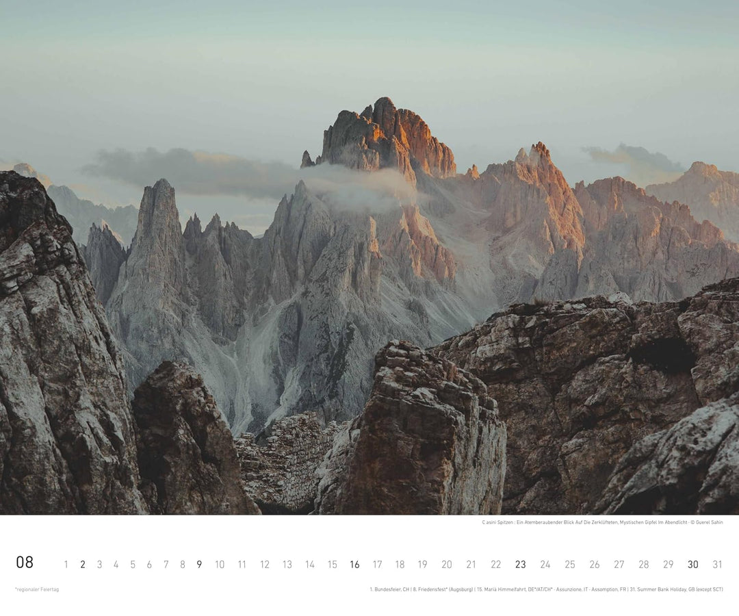 teNeues - Escape – Die Dolomiten entdecken 2026 | Grossformatiger Wandkalender 60x50 cm mit Fotograf