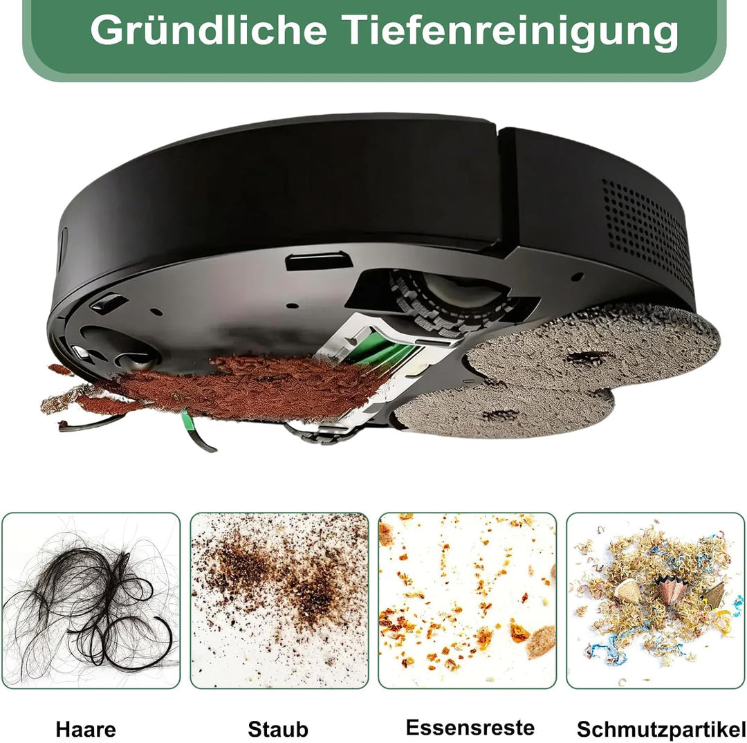 Hauptbürste Ersatzteile für iRobot Roomba Plus 505/405 Combo Staubsauger, Gummibürste für Roomba 205
