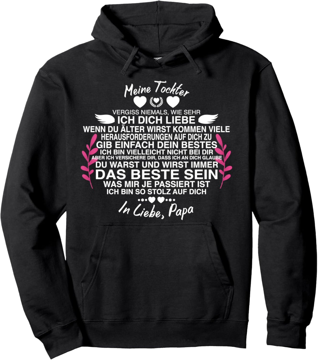 Meine Tochter In Liebe Papa Pullover Hoodie