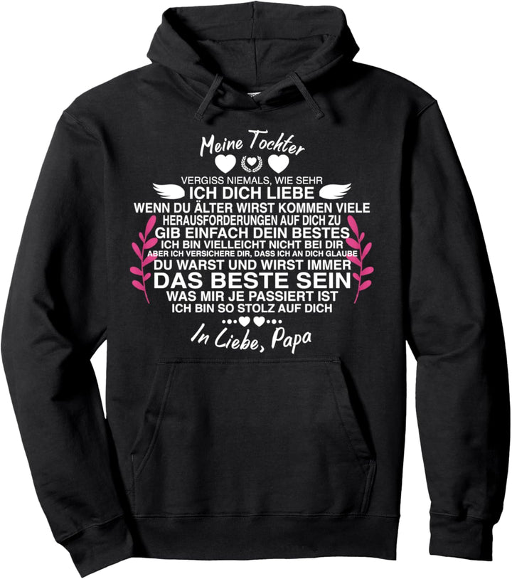 Meine Tochter In Liebe Papa Pullover Hoodie