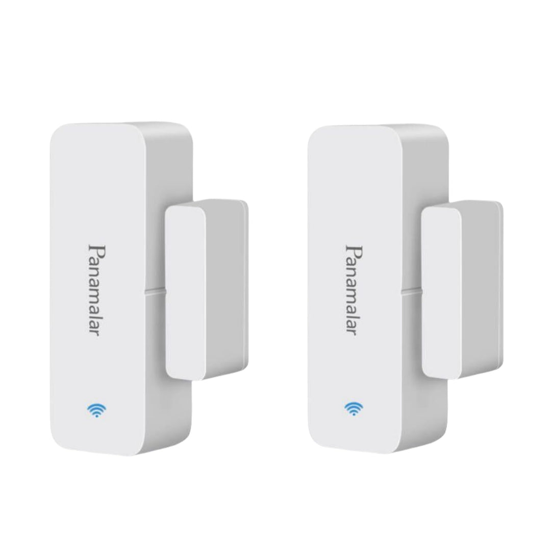 Panamalar Wireless Türfenstersensor, Niedriger Energie Tür&amp;Fensteralarm kompatibel mit Alexa/Google-