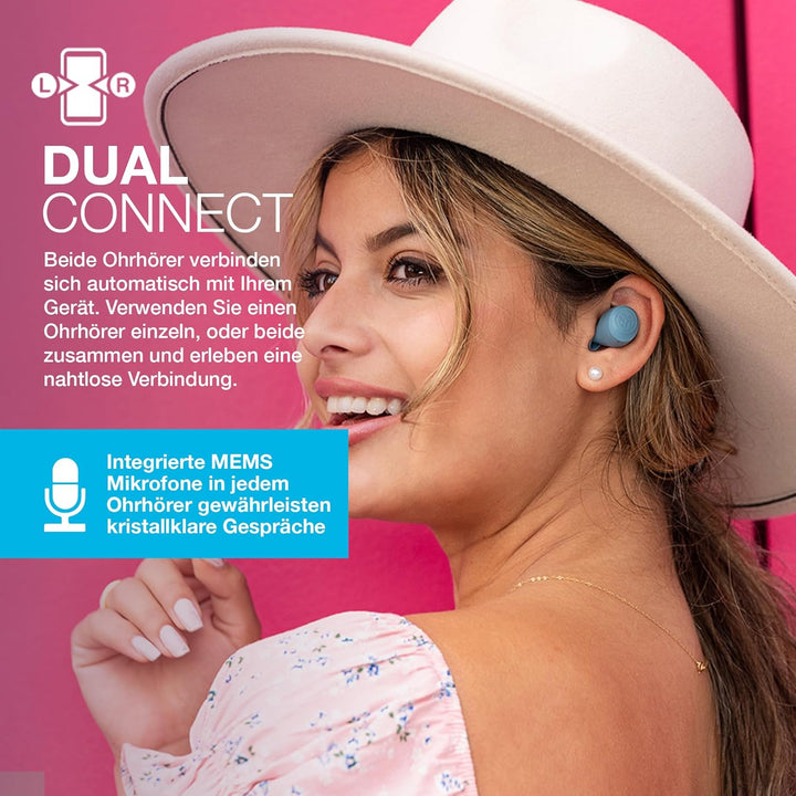 JLab Go Air Pop In Ear Kopfhörer kabellos Bluetooth, True Wireless Kopfhörer, 32+ Std Headphones, ka