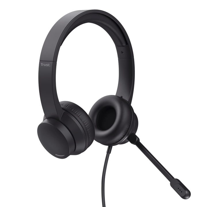 Trust Ayda PC Headset mit Mikrofon On-Ear 3.5mm, Leichtes Design, Verstellbarer Kopfbügel, Kopfhörer