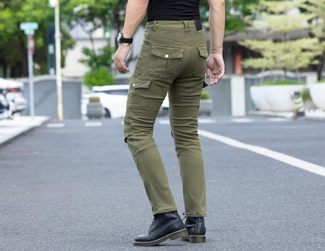 CTBQiTom Morradhose Herren Motorrad Hosen Motorrad Jeans Motorradhose Jeans Gepanzert mit CE Rüstung