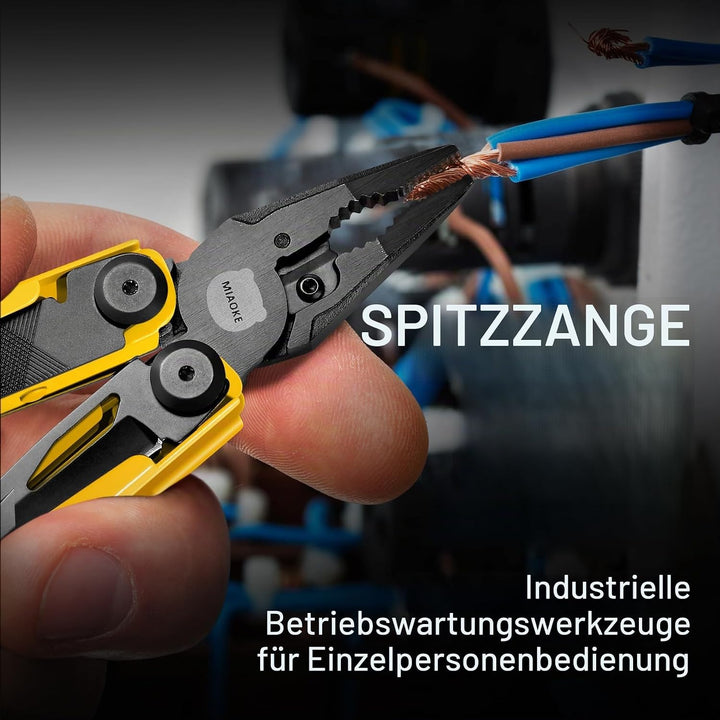 Multitool 23 in 1 with Premium Gift Box, Screwdrivers Saw Screwdrivers Bottle Opener Pliers Camping