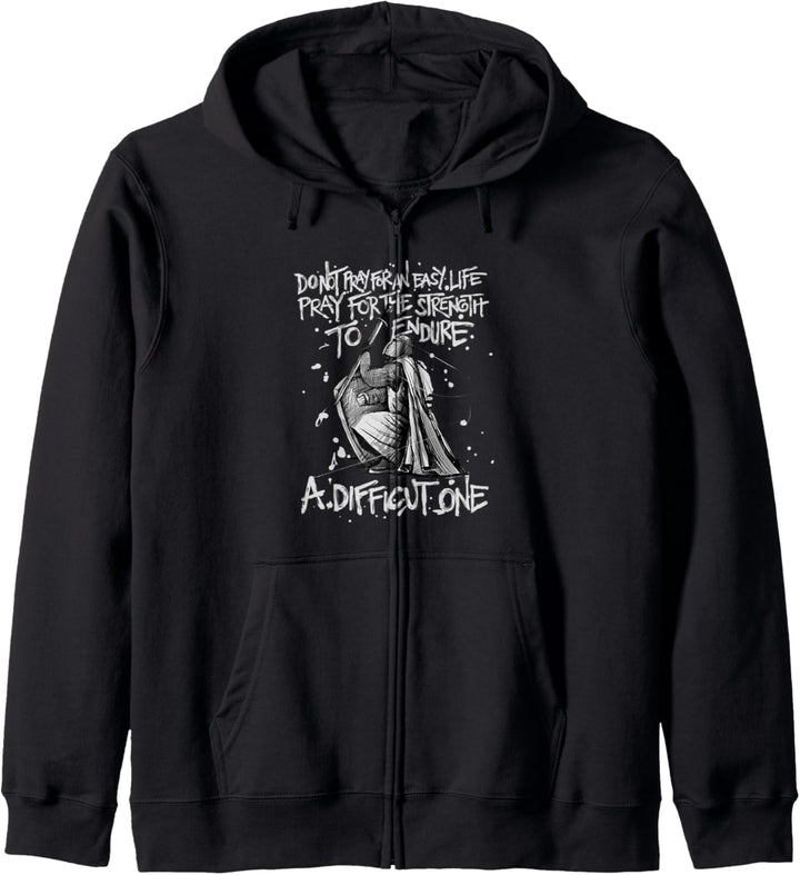 Tempelritter Geschenk betend Templer Ein schwieriger Ein Kapuzenjacke