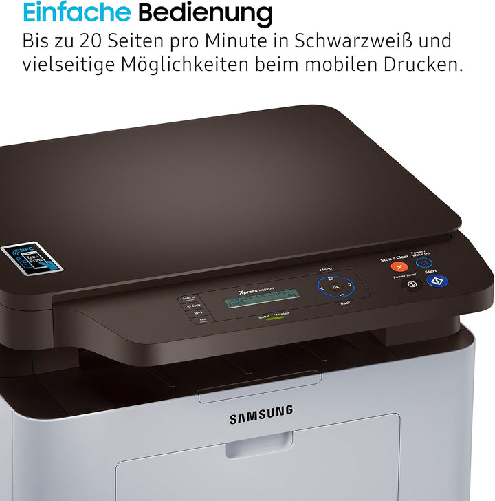 Samsung Xpress SL-M2070W , Monochrom /XEC Laser Multifunktionsgerät (Drucken, scannen, kopieren, WLA