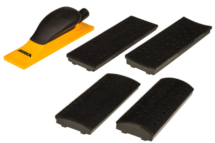 Mirka 8391520111 Handblock Kit Grip 40 L, 70 x 198 mm, Gelb
