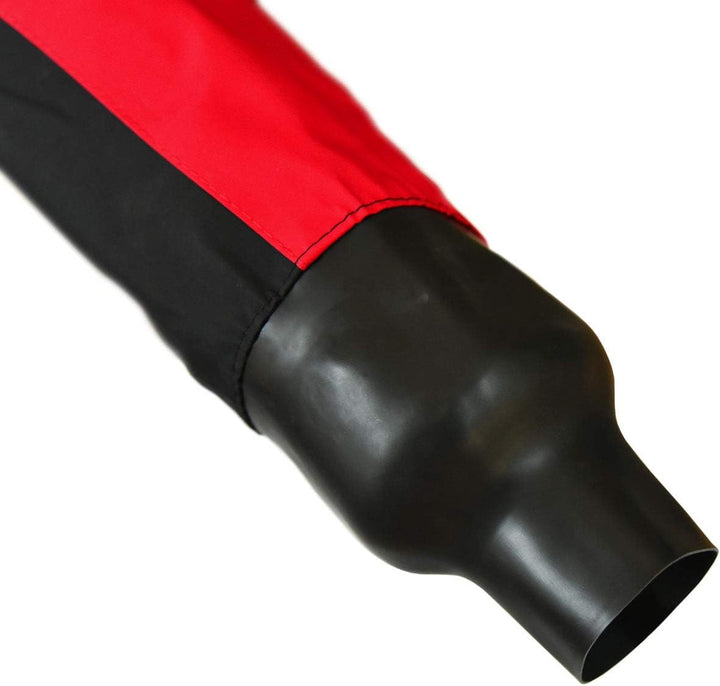 Dry Fashion Unisex Trockenanzug Sailing Standard Nylon schwarz/rot M, schwarz/rot M