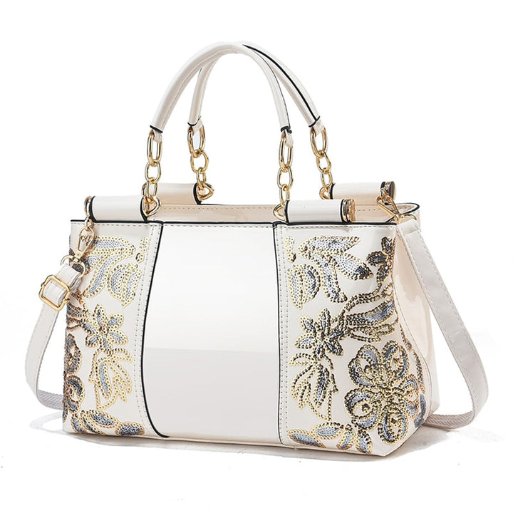 NICOLE&amp;DORIS Handtasche Damen Schultertasche Mode Frauen Umhängetasche Lackleder Handtasche Damen Sh