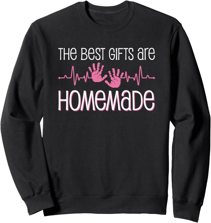 Geschenke sind selbstgemacht Schwangere Mutter Sweatshirt