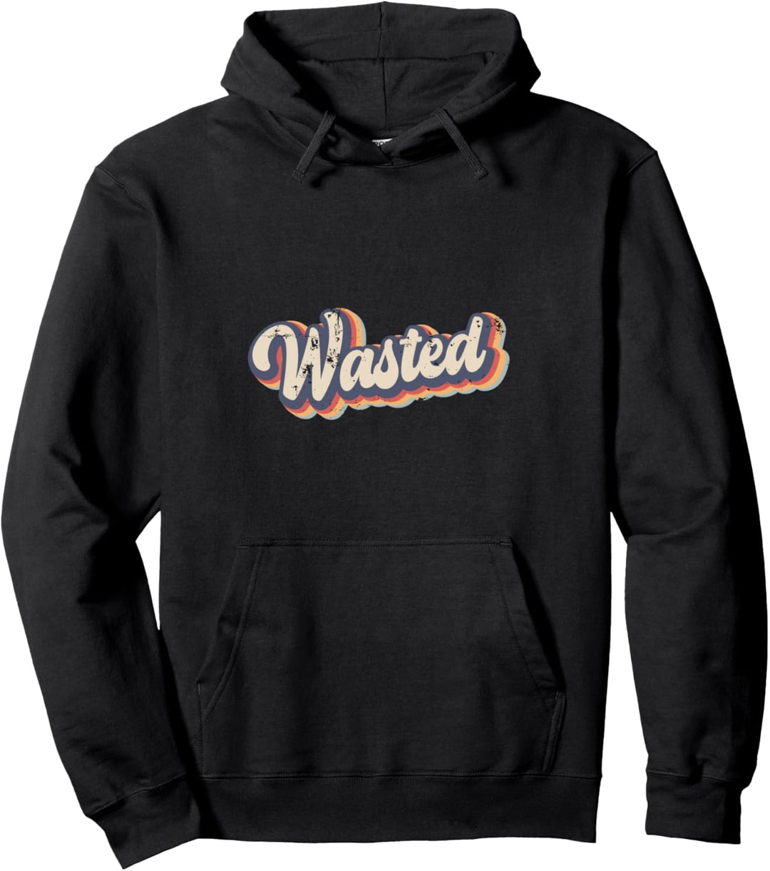 Wasted Vintage Rainbow Pullover Hoodie
